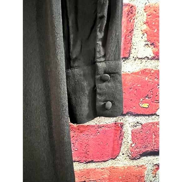 MADEWELL Heather Long-Sleeve Button-Front Mini Dress Size XXS - Picture 7 of 9